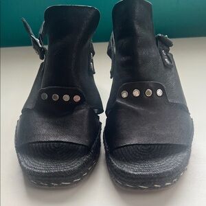 rag & bone gladiator espadrille Black Women's Sandals